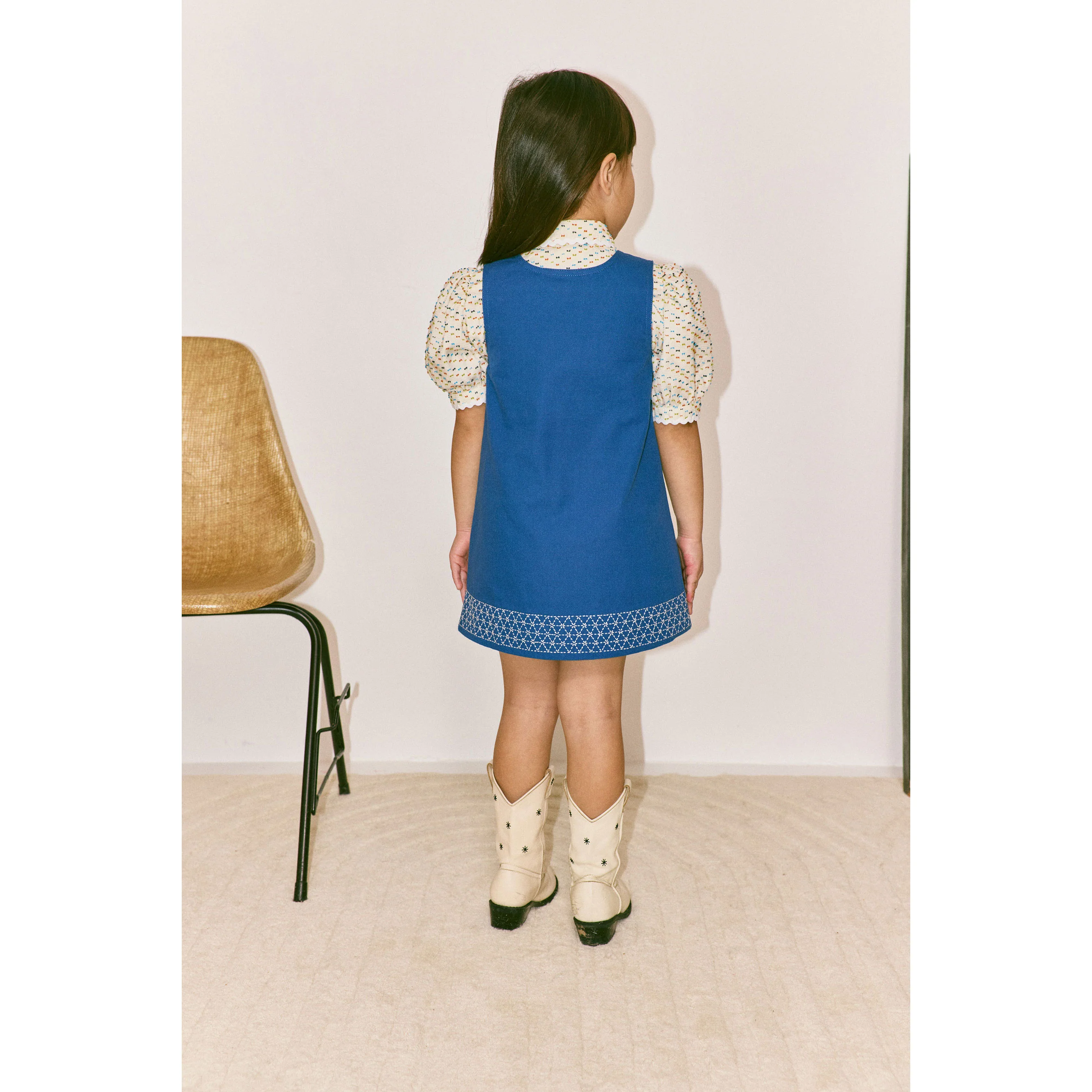 Misha and Puff   Blue Ribbon Little Paths Nell Dress - Image 3