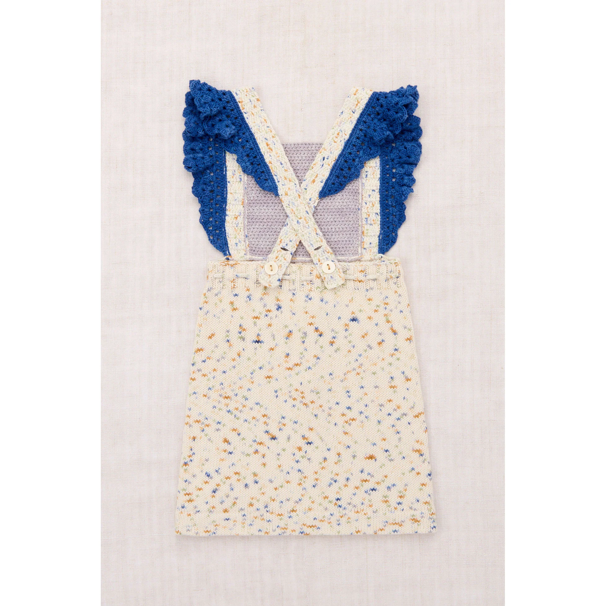 Misha and Puff   Seashore Confetti Crochet Joya Pinafora - Image 3